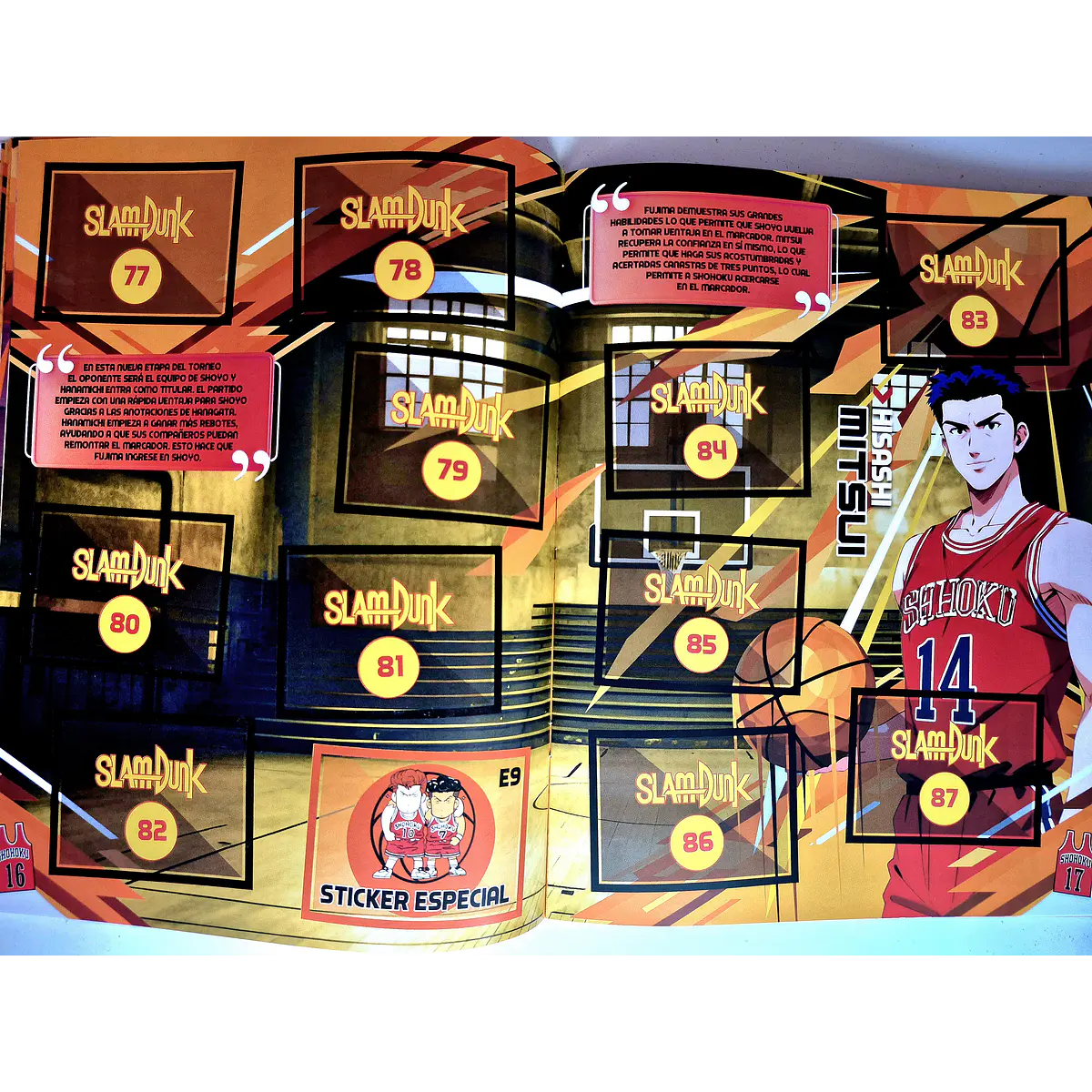 Album Slam Dunk completo para pegar + regalos