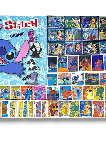 Álbum Stitch completo para pegar 