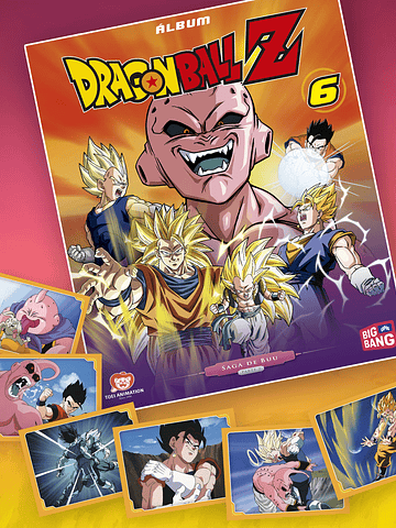 album Dragon Ball z6 a pegar Tapa normal