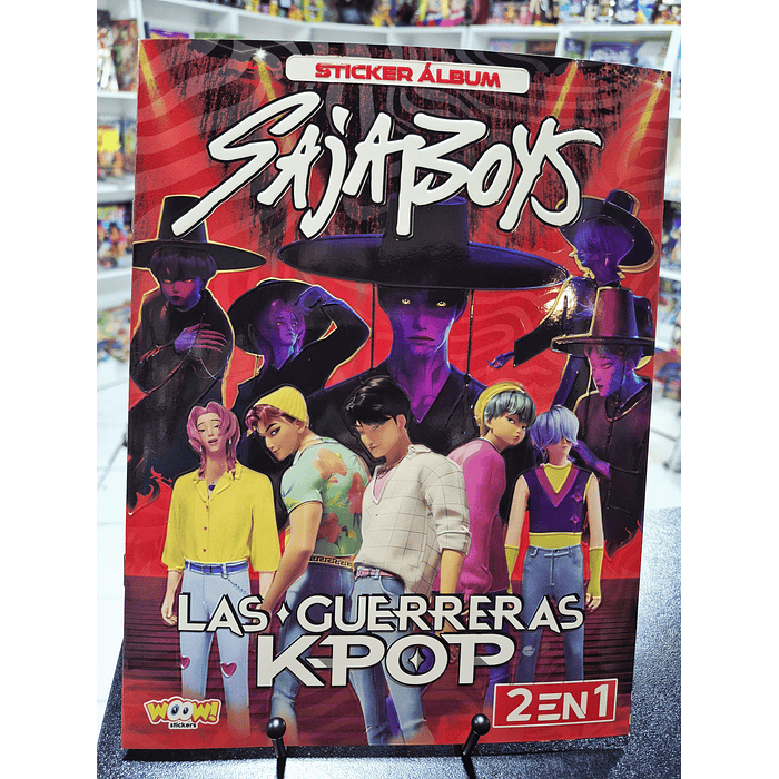 Álbum Sajaboys & Guerreras Kpop completo para pegar 