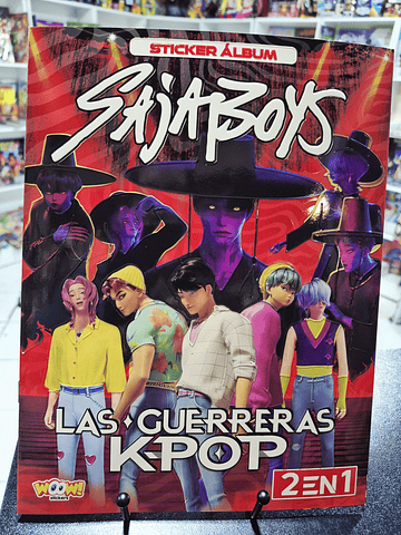 Álbum Sajaboys & Guerreras Kpop completo para pegar 