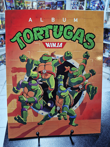 Álbum Tortugas Ninja completo para pegar 