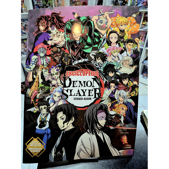 Album Demon Slayer enciclopedia completo para pegar 