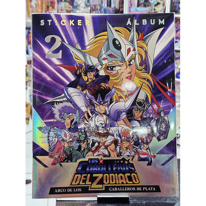 Album Caballeros del Zodiaco 2 caballeros de plata completo para pegar 