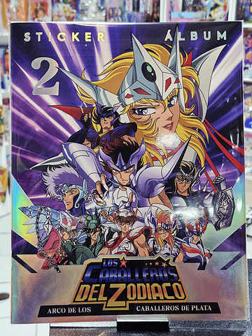Album Caballeros del Zodiaco 2 caballeros de plata completo para pegar 