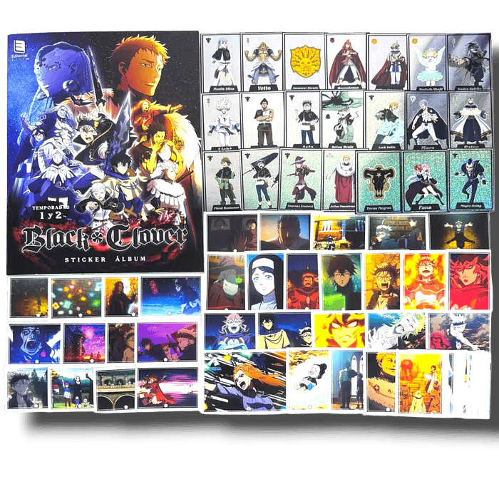 Album Black Clover completo para pegar 