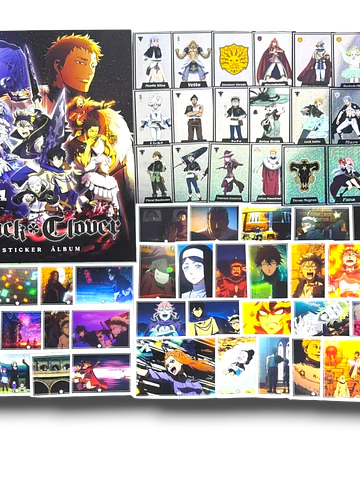 Album Black Clover completo para pegar 