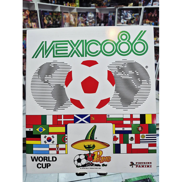 Album mundial México 86 completo para pegar 