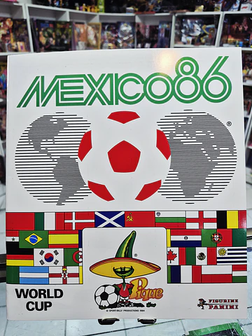 Album mundial México 86 completo para pegar 
