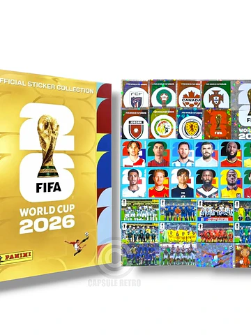 Album mundial Panini completo para pegar Tapa dura gold