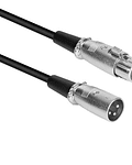 Cable Macho XLR – Hembra XLR 5 Metros XLR-C5