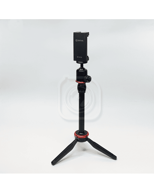 Boya BY-VG350 – Kit de Micrófono Para Teléfonos Con Trípode y Luz