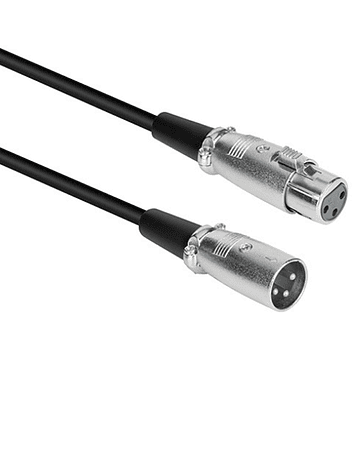 Cable Macho XLR – Hembra XLR  8 Metros XLR-C8