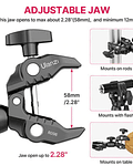 Pinza Doble Con Mini Brazo Articulado Ulanzi R096 