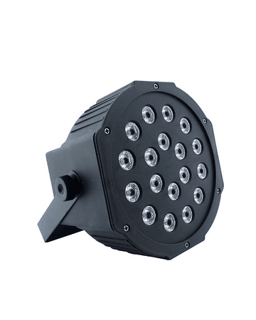 Luz Disco 18 LED RGB Con DMX