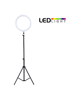 Aro LED De 14” 36cm RGB con Atril y Soporte