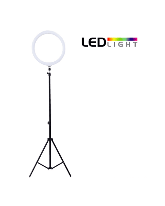 Aro LED De 14” 36cm RGB con Atril y Soporte