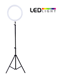 Aro LED De 14” 36cm RGB con Atril y Soporte