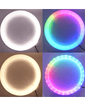 Aro LED De 14” 36cm RGB con Atril y Soporte