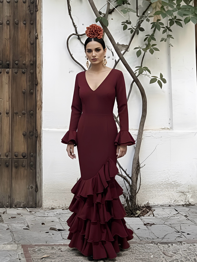 VESTIDO LUCÍA BURDEOS 1