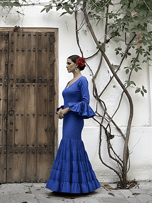 VESTIDO CARMELA AZULINA LUNAR