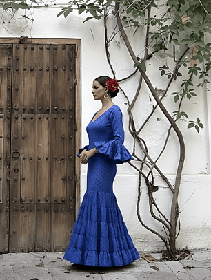 VESTIDO CARMELA AZULINA LUNAR