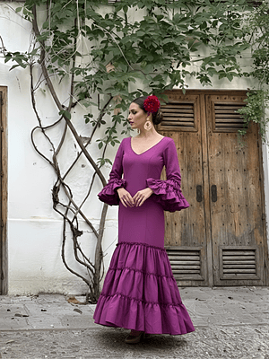 VESTIDO CARMEN CIRUELA