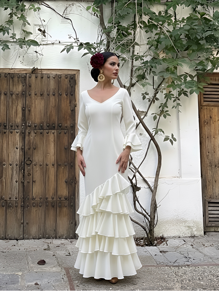 VESTIDO LUCÍA CREMA 1