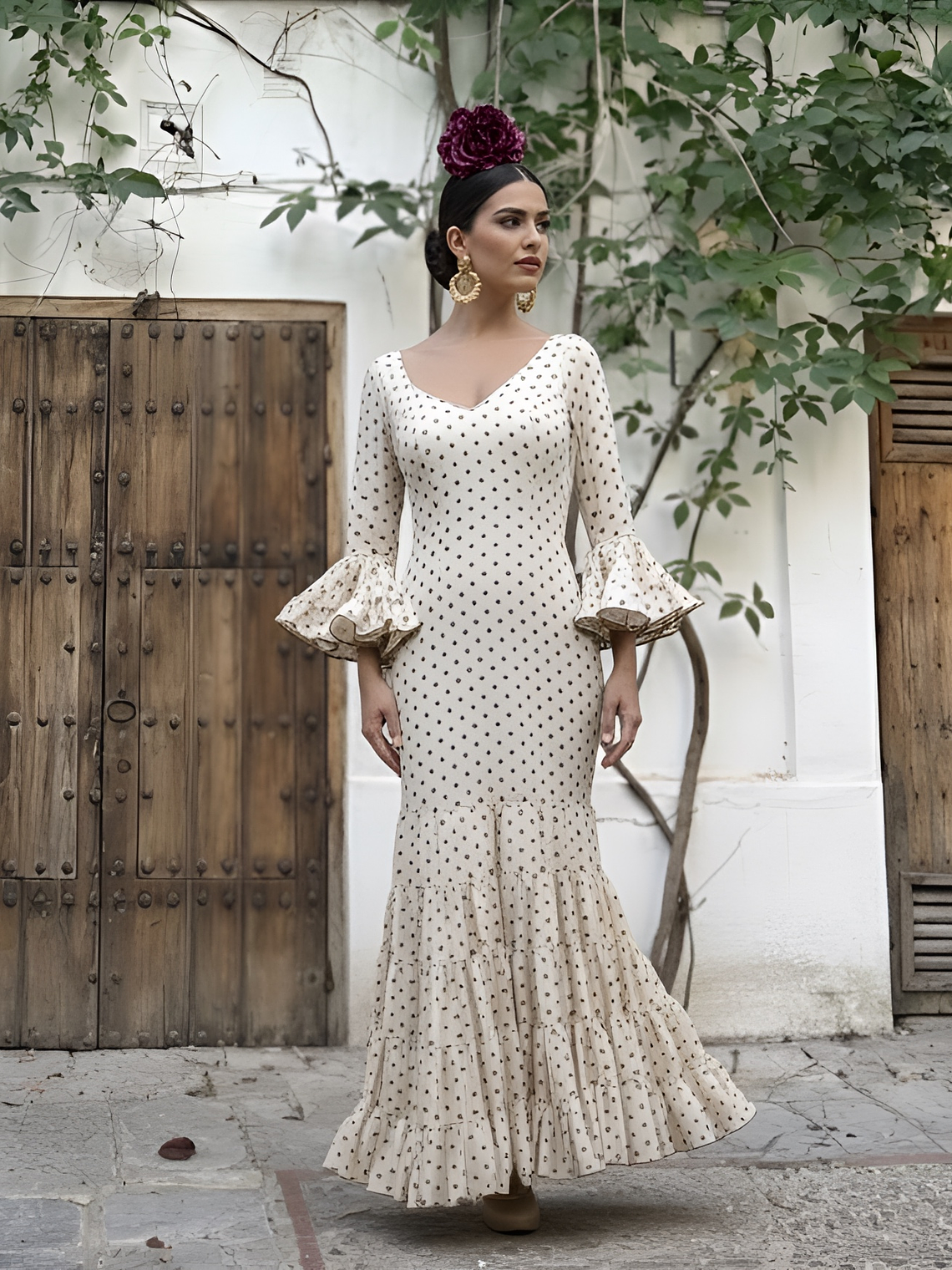 VESTIDO CARMELA BEIGE LUNAR ARENA 1