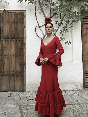 VESTIDO LEONOR ROJO