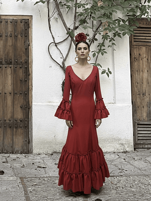 VESTIDO LEONOR ROJO