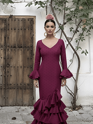 VESTIDO LUCÍA CIRUELA LUNAR