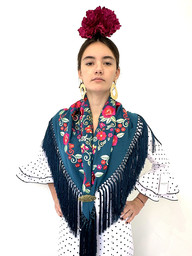 MANTONCILLO AZUL PETRÓLEO 1