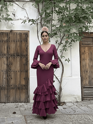 VESTIDO LUCÍA CIRUELA 