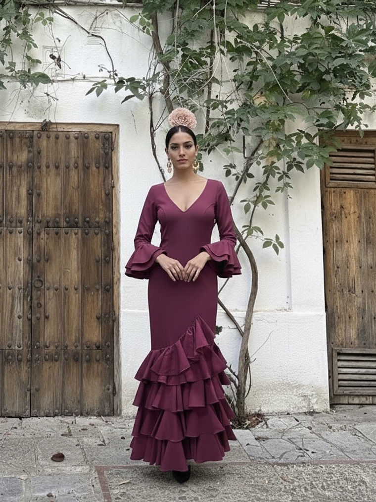 VESTIDO LUCÍA CIRUELA  1