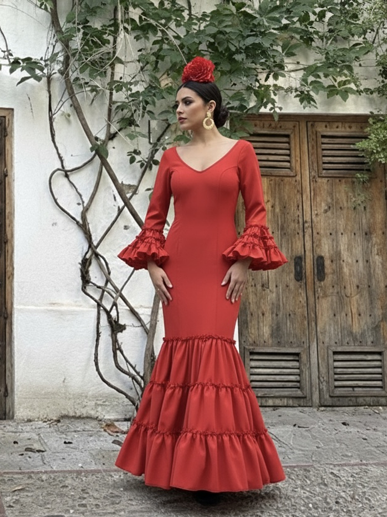 VESTIDO CARMEN ROJO 1