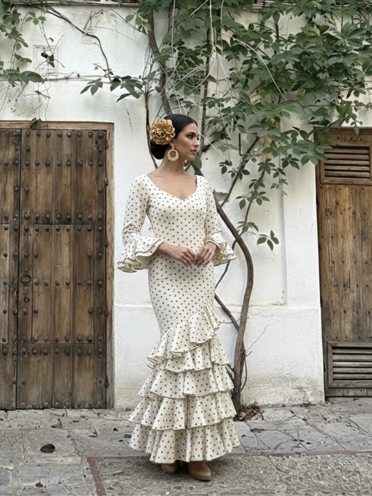 VESTIDO LUCÍA BEIGE LUNAR ARENA 2