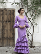 VESTIDO LUCÍA MALVA LUNAR MORADO - Miniatura 2