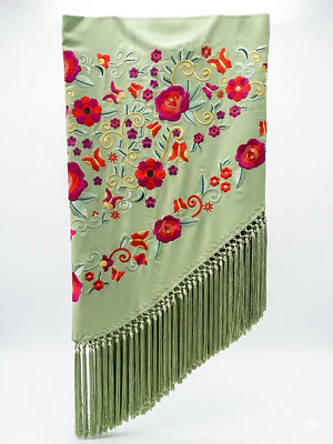 MANTONCILLO VERDE PASTEL