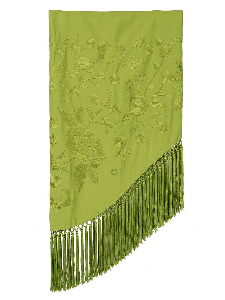 MANTONCILLO VERDE LIMÓN LISO 1