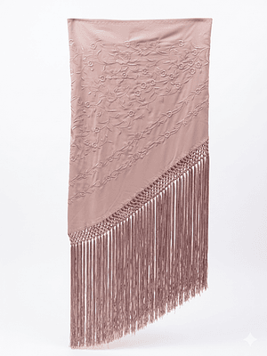 MANTONCILLO ROSA PALO FLECO LARGO LISO