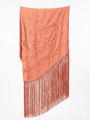 MANTONCILLO SALMÓN FLECO LARGO LISO