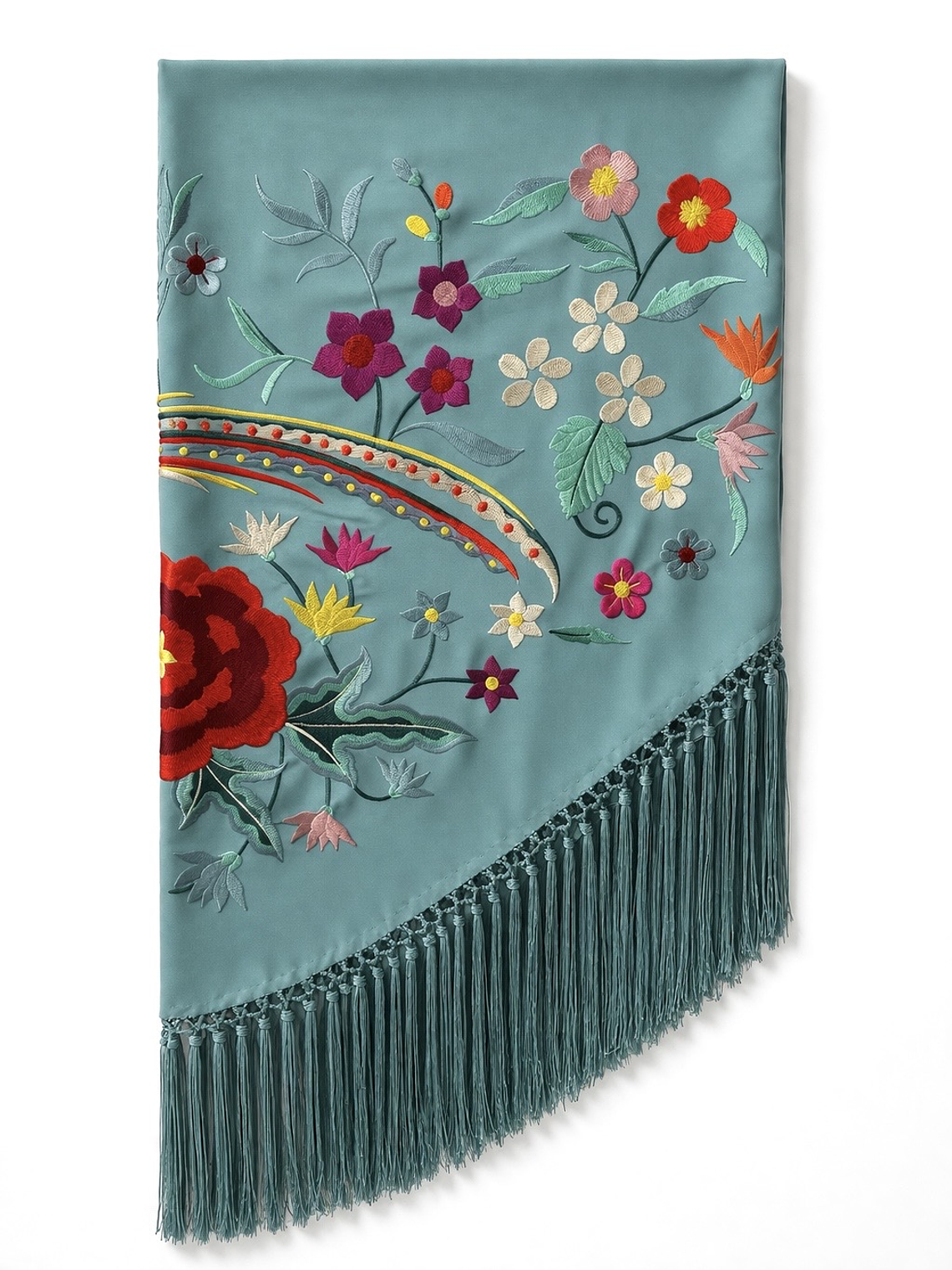 MANTONCILLO CELESTE FLOR-PÁJARO  2