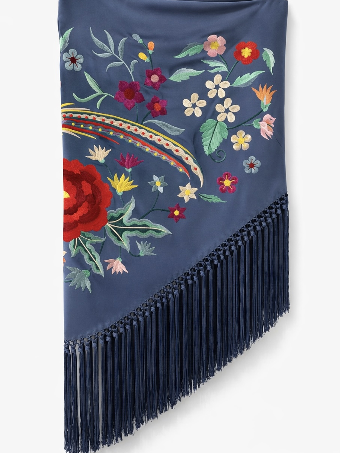 MANTONCILLO AZUL DUCADO FLOR-PÁJARO  2