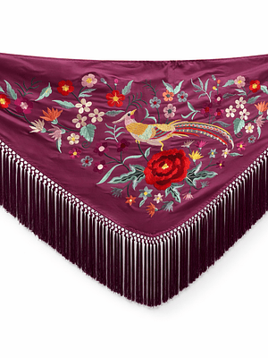 MANTONCILLO CIRUELA FLOR-PÁJARO 