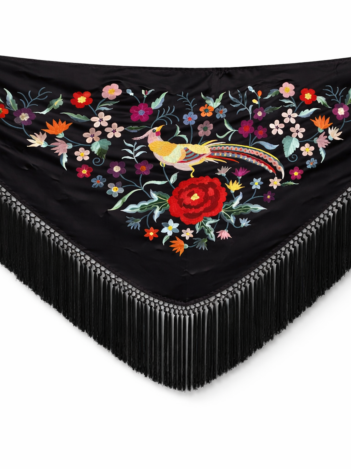 MANTONCILLO NEGRO FLOR-PÁJARO  1