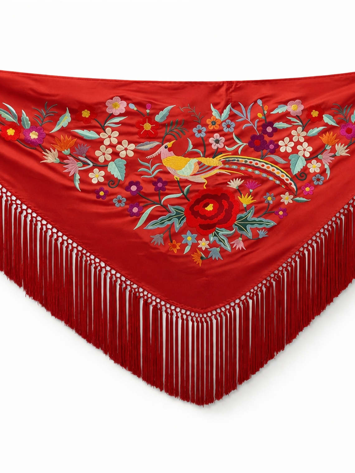 MANTONCILLO ROJO FLOR-PÁJARO  1