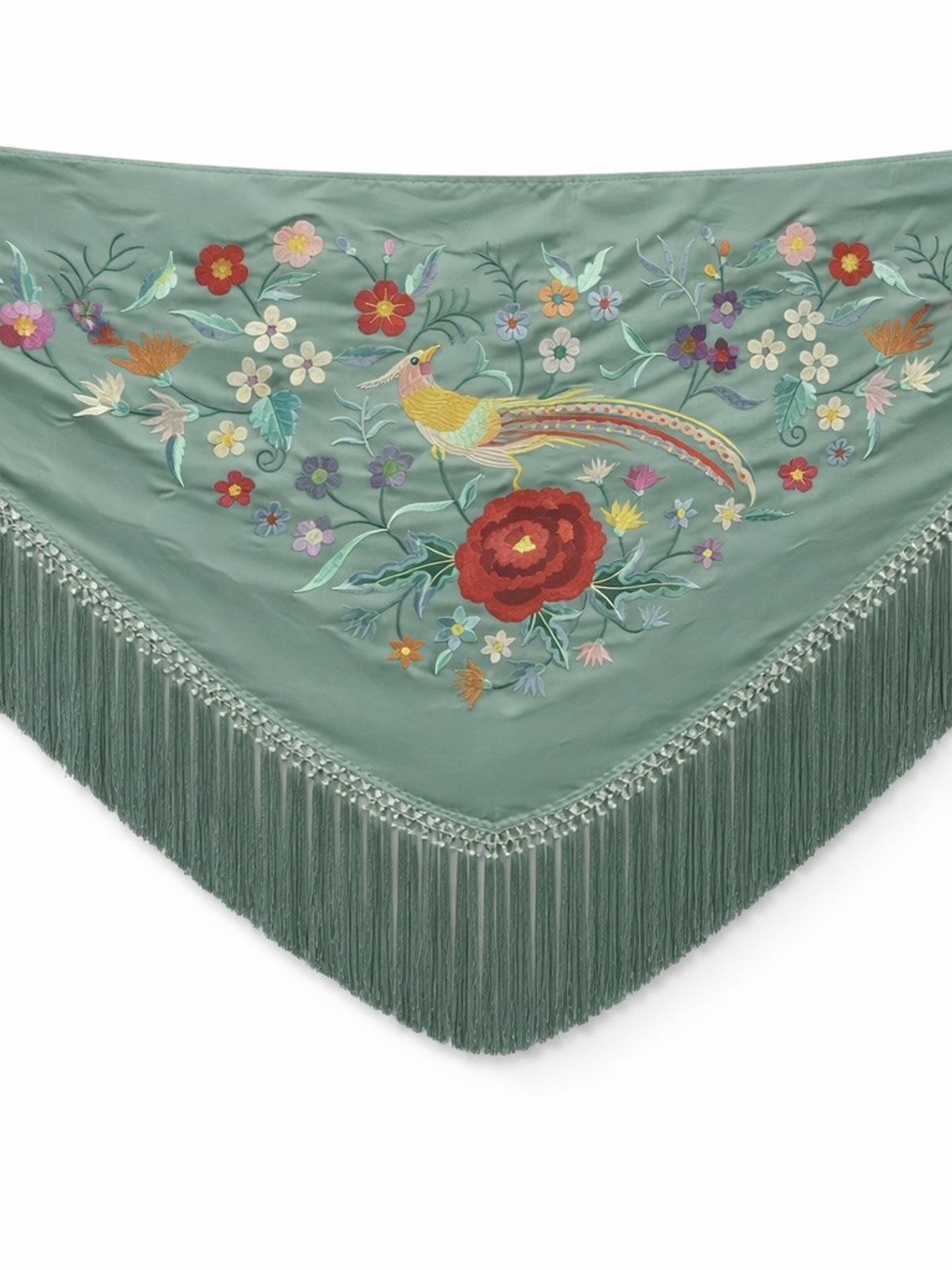 MANTONCILLO VERDE MAR FLOR-PÁJARO  1