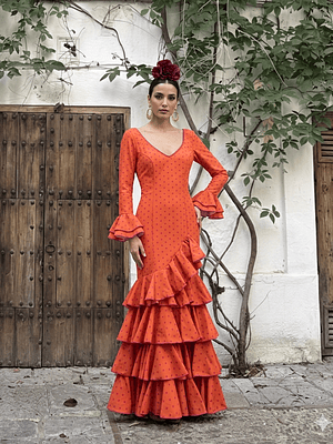 VESTIDO LUCÍA CALDERA LUNAR CIRUELA