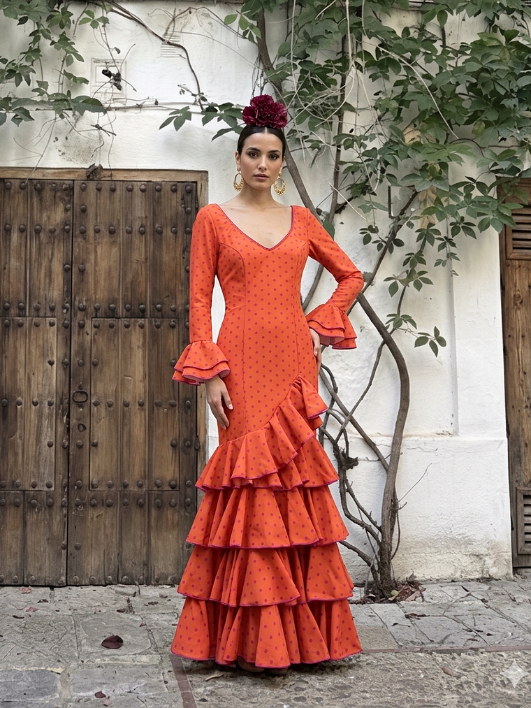 VESTIDO LUCÍA CALDERA LUNAR CIRUELA 1